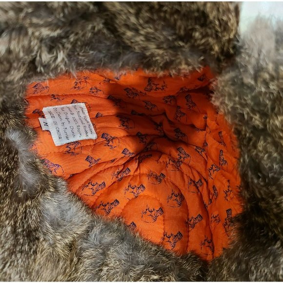 Mad Bomber Rabbit Fur Lined with Ear Flaps Size M. Read! - Picture 9 of 12
